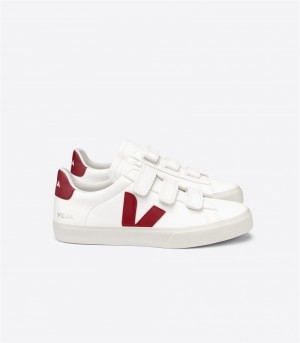 Sneakers Donna Veja Recife Chromefree Leather Marsala Bianche | Italy-514963